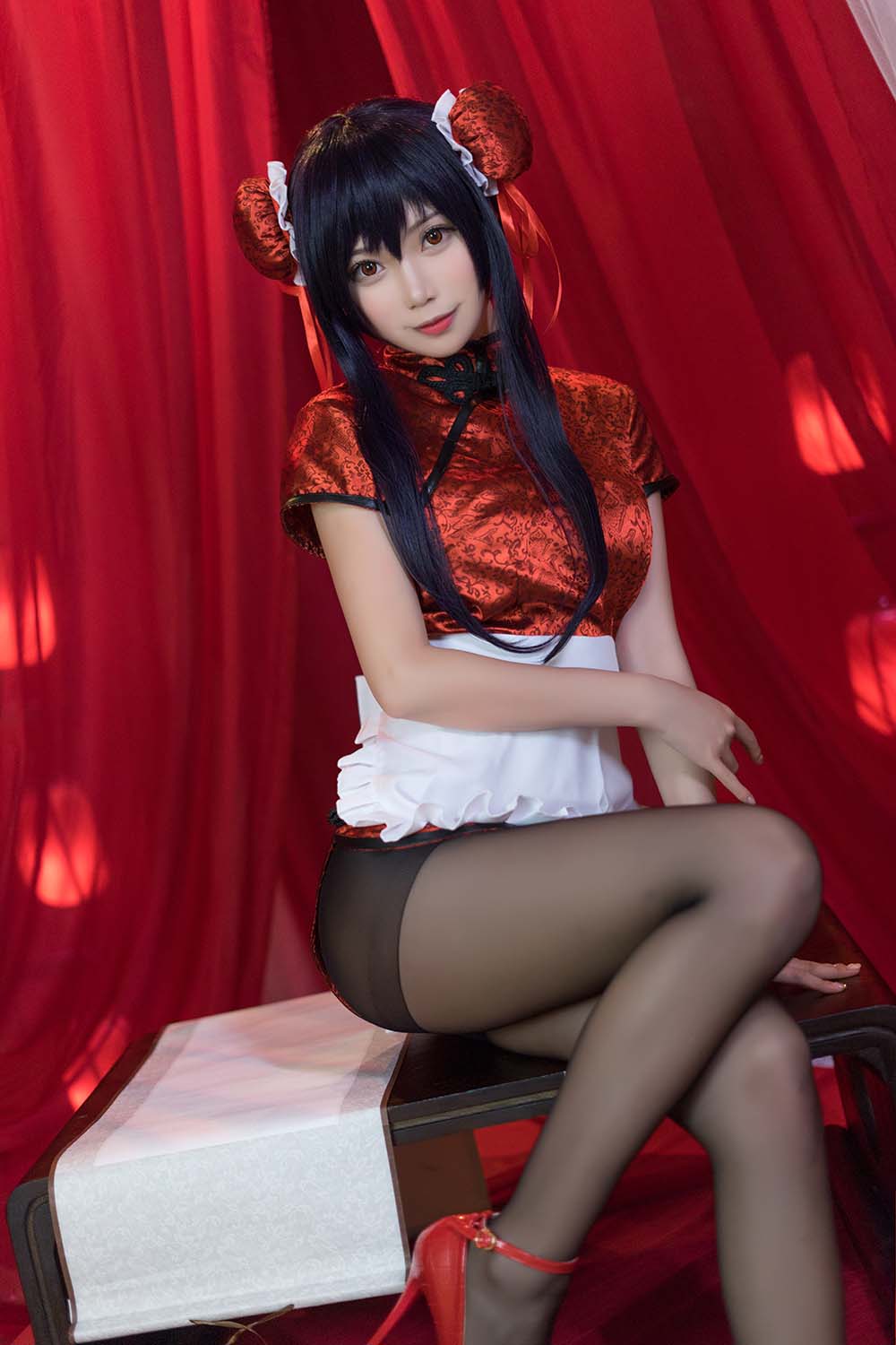 大肉丸Amiee – 旗袍 Cosplay-第2张