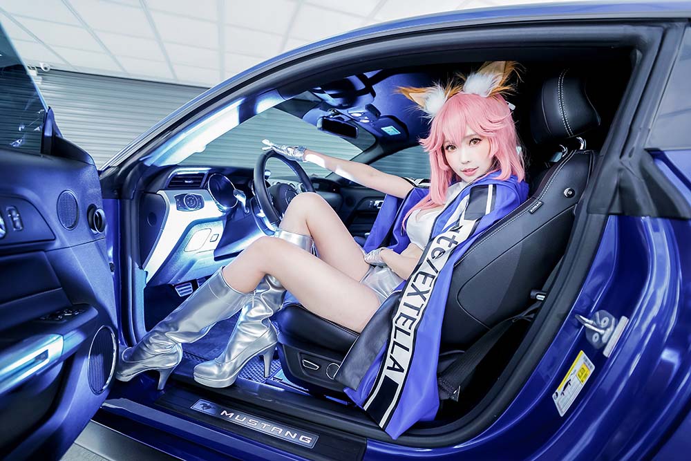 Ely_eee(ElyEE子) – 玉藻前赛车 Cosplay-第1张