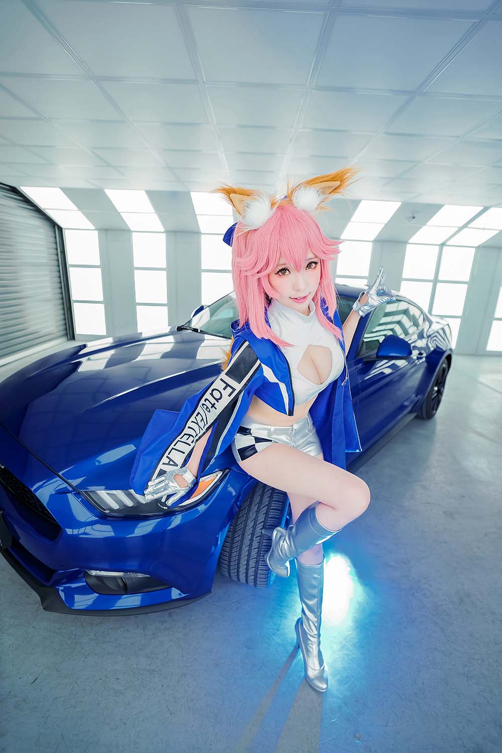 Ely_eee(ElyEE子) – 玉藻前赛车 Cosplay-第2张