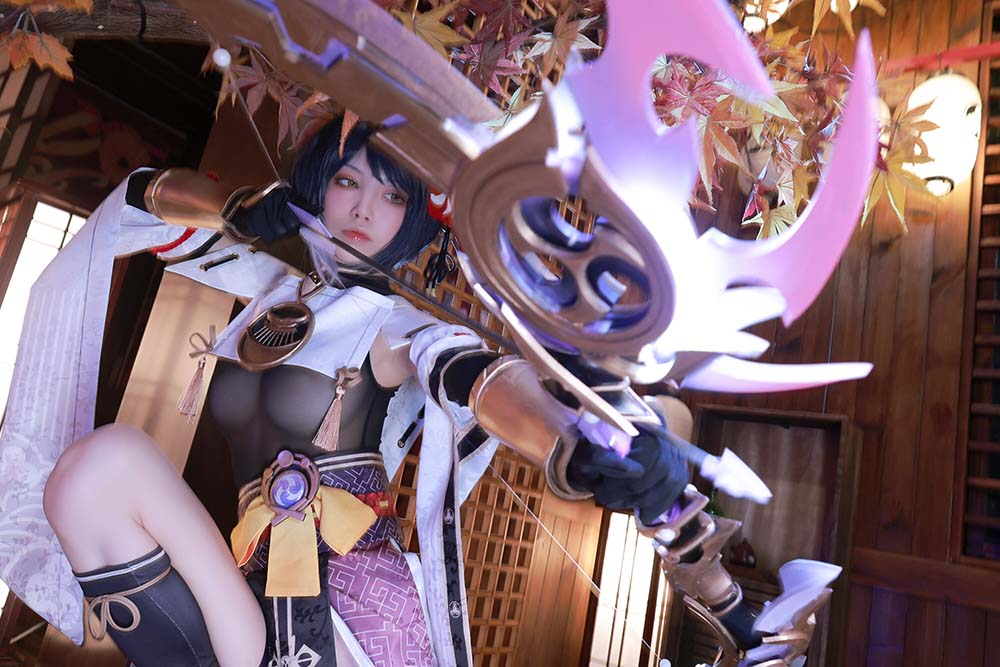 水淼aqua – 九条裟羅 Cosplay-第2张