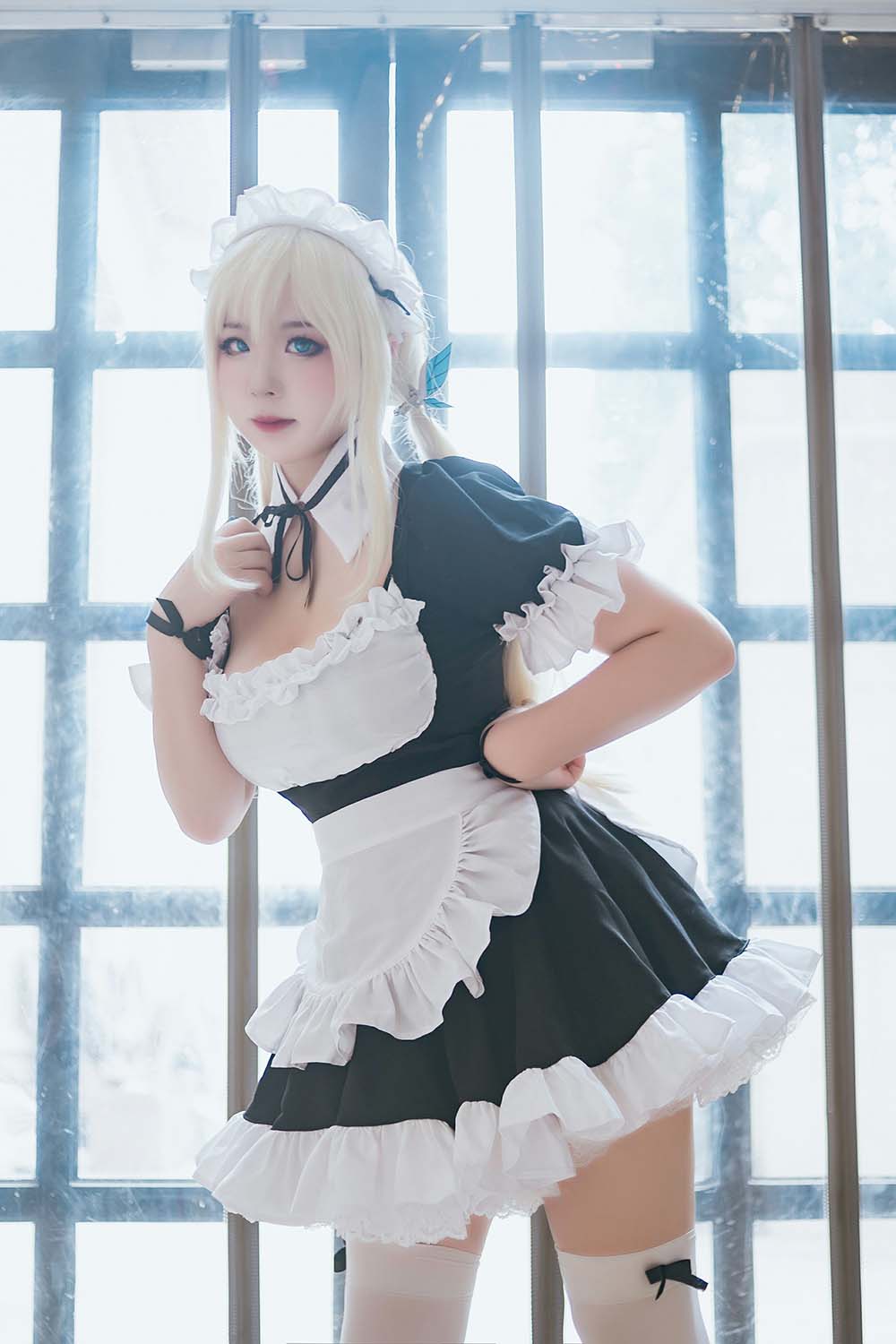 皮皮奶可可爱了啦 – 柏崎星奈女仆 Cosplay-第2张