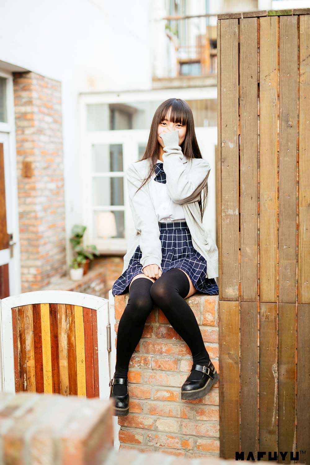 神楽板真冬 – JK系列套图 Cosplay-第2张