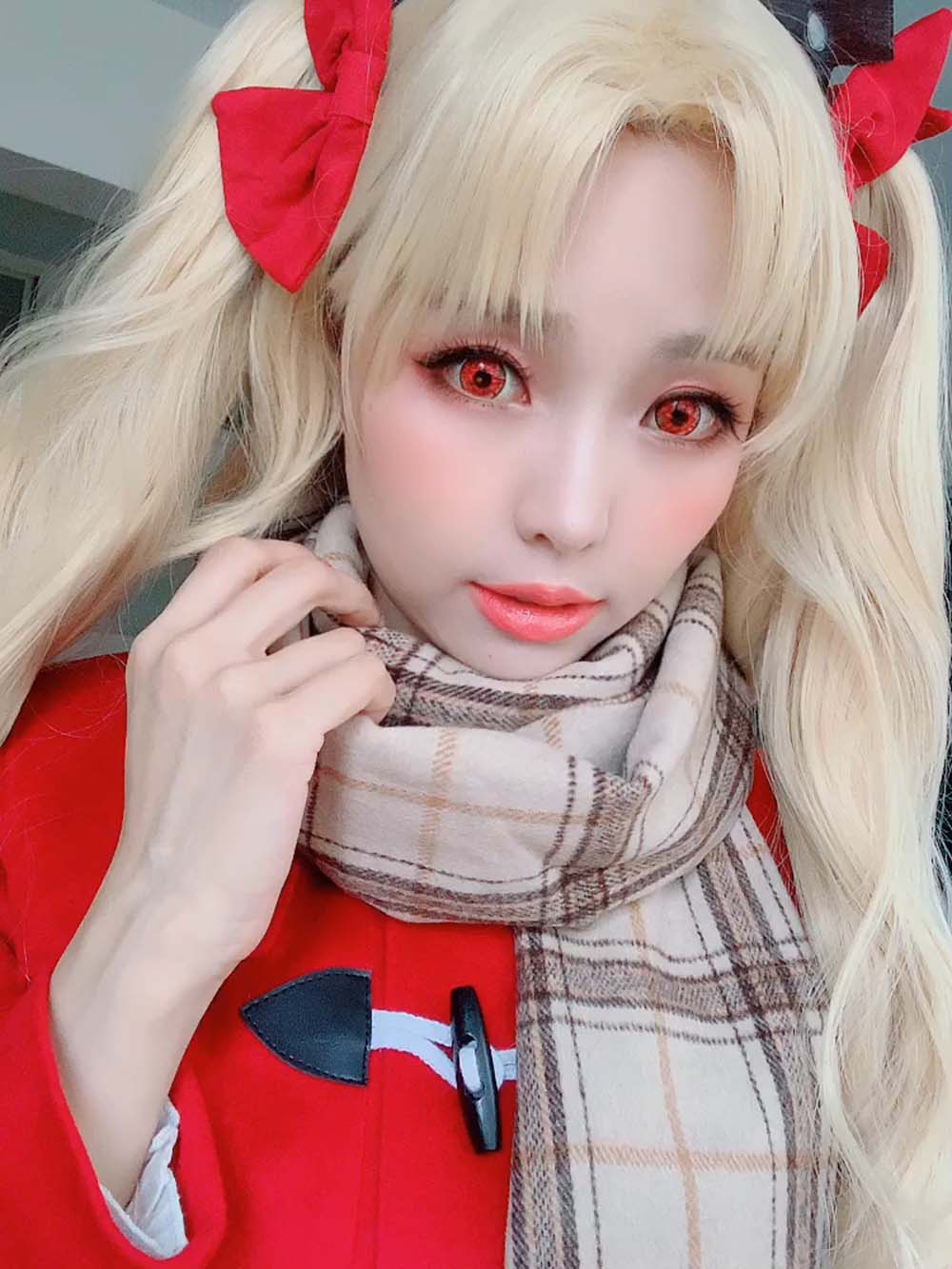 Ely_eee(ElyEE子) – 远坂凛 jk Cosplay-第2张