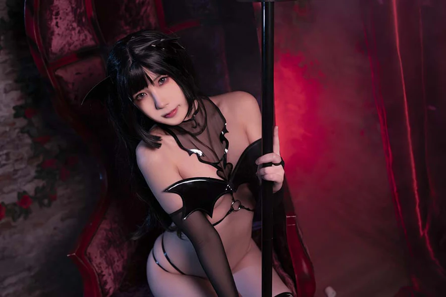 Quan冉有点饿 – 恶堕小恶魔 Cosplay-第2张