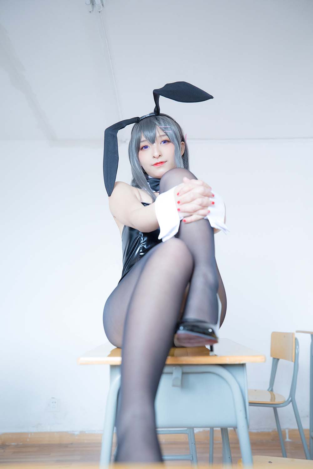 神楽板真冬 – 樱岛麻衣 Cosplay-第1张