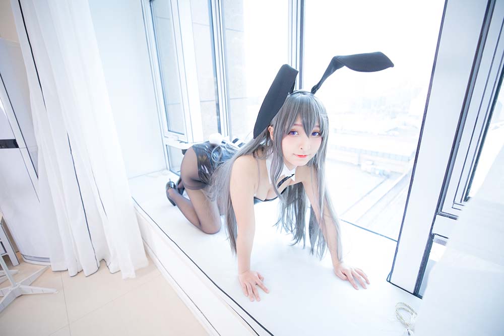 神楽板真冬 – 樱岛麻衣 Cosplay-第2张