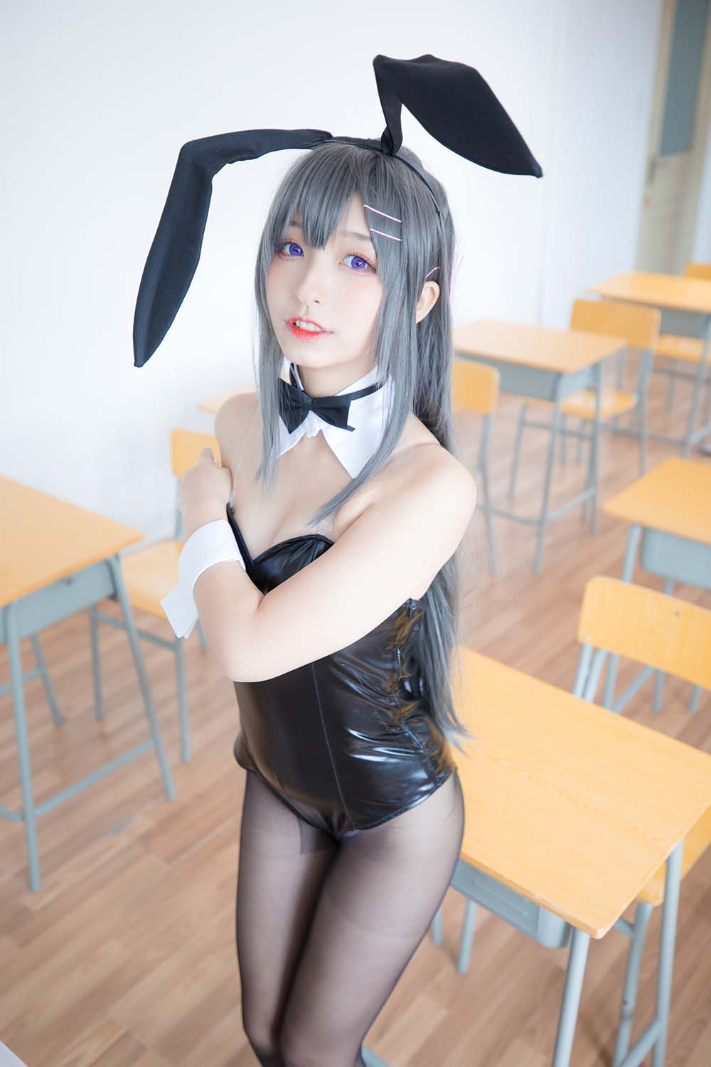 神楽板真冬 – 兔女郎(白昼夢) Cosplay-第1张