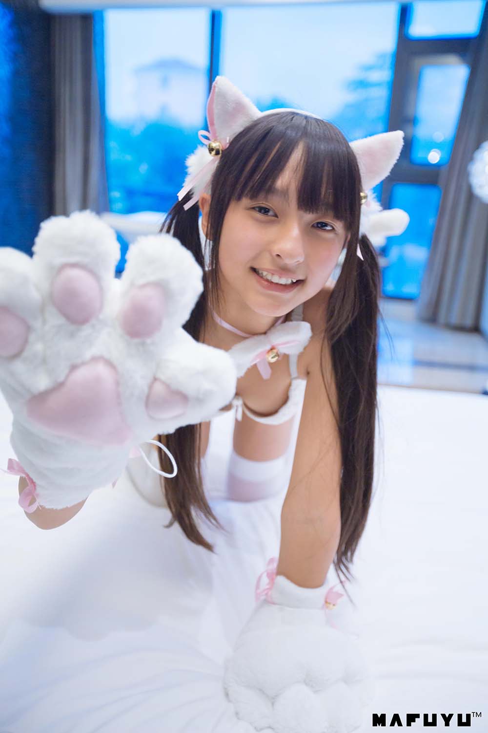 神楽板真冬 – COS Reimu猫娘系列套图 Cosplay-第1张