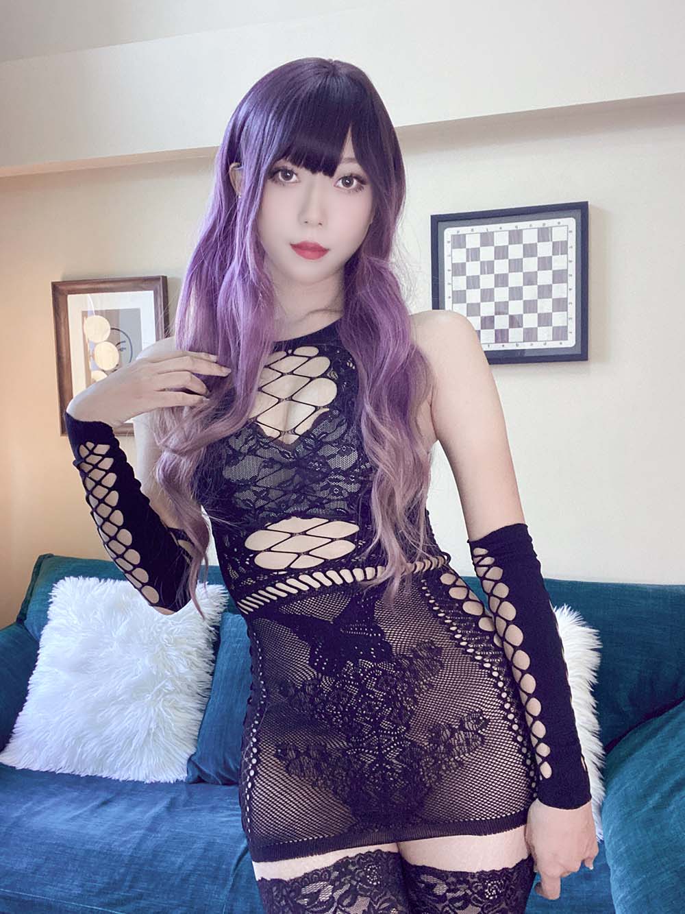 Money冷冷 – 花花网衣 Cosplay-第1张