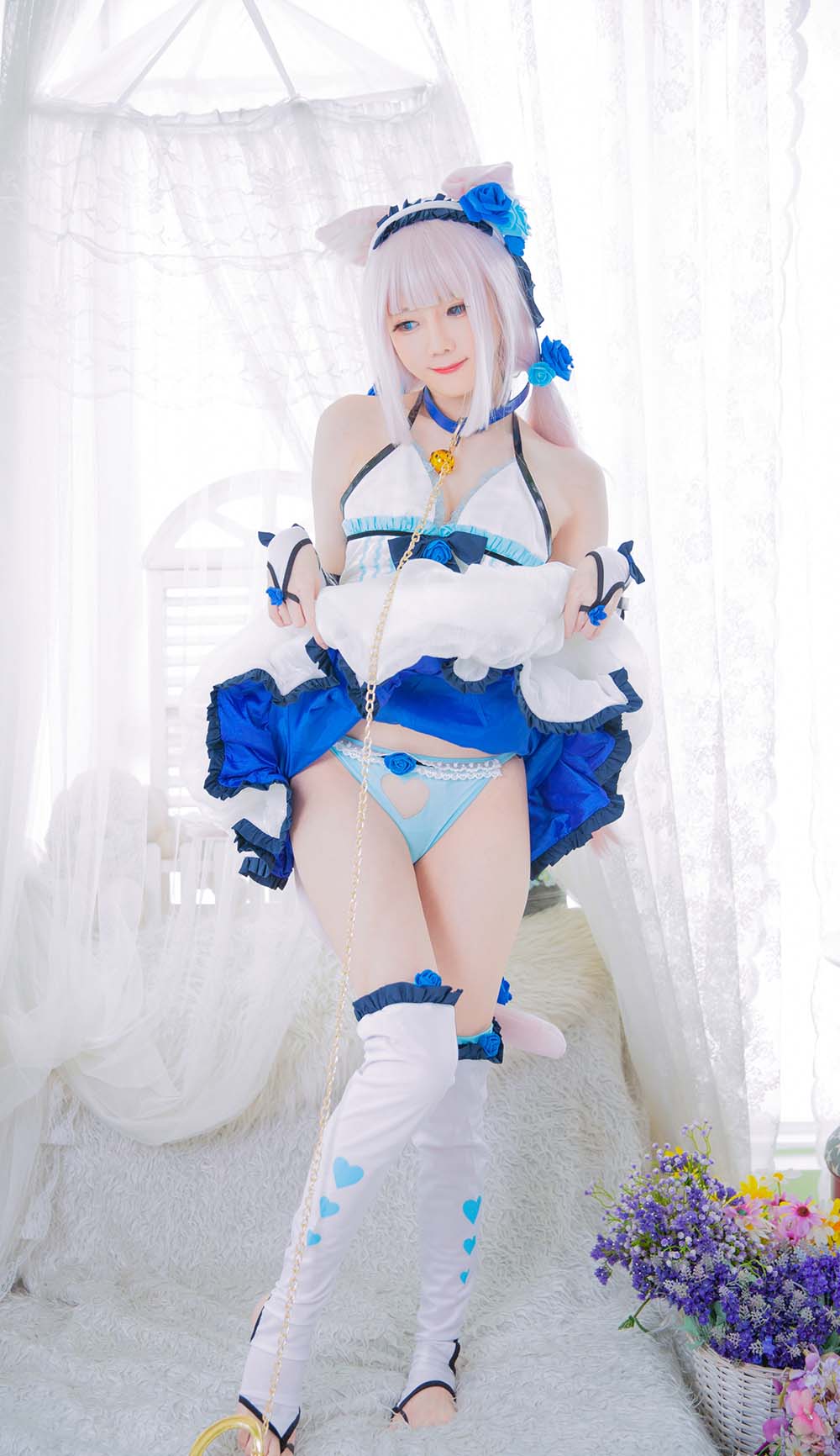 Sally Dorasnow – Nekopara Vanilla Lingerie Cosplay-第1张