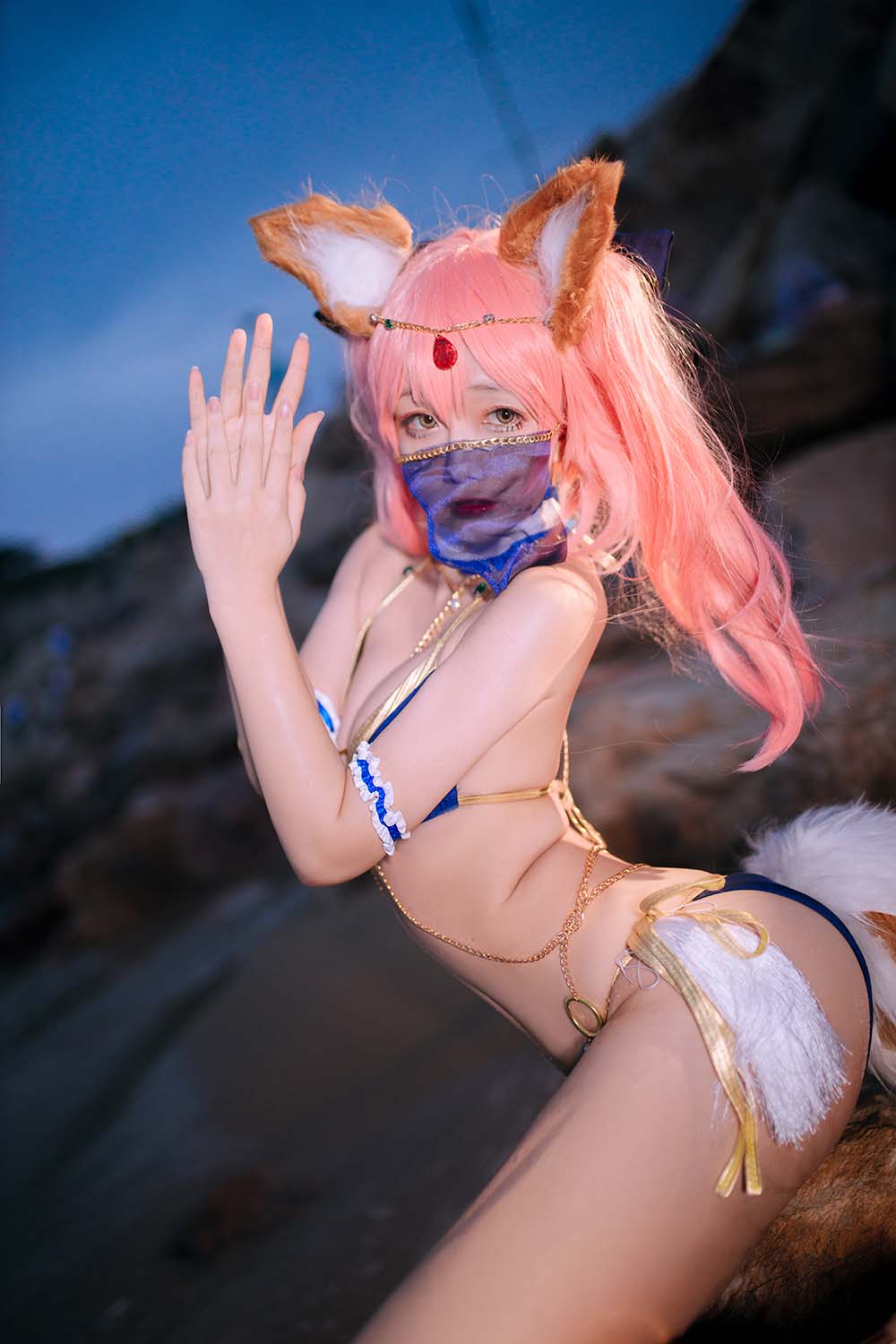 日奈娇 – 玉藻前 阿拉伯舞娘 Cosplay-第1张