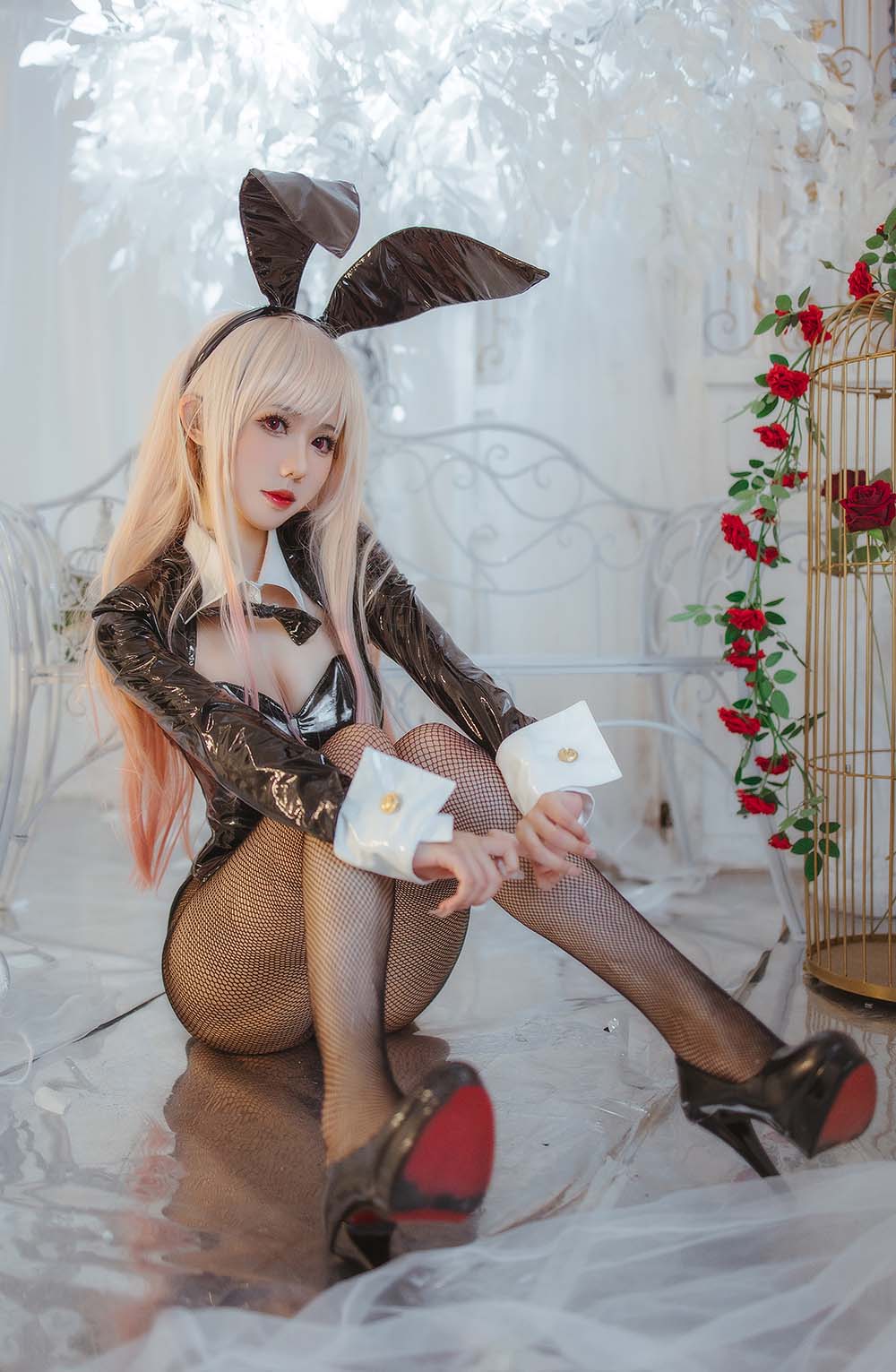 仙女月 – 喜多川海梦兔女郎 Cosplay-第2张