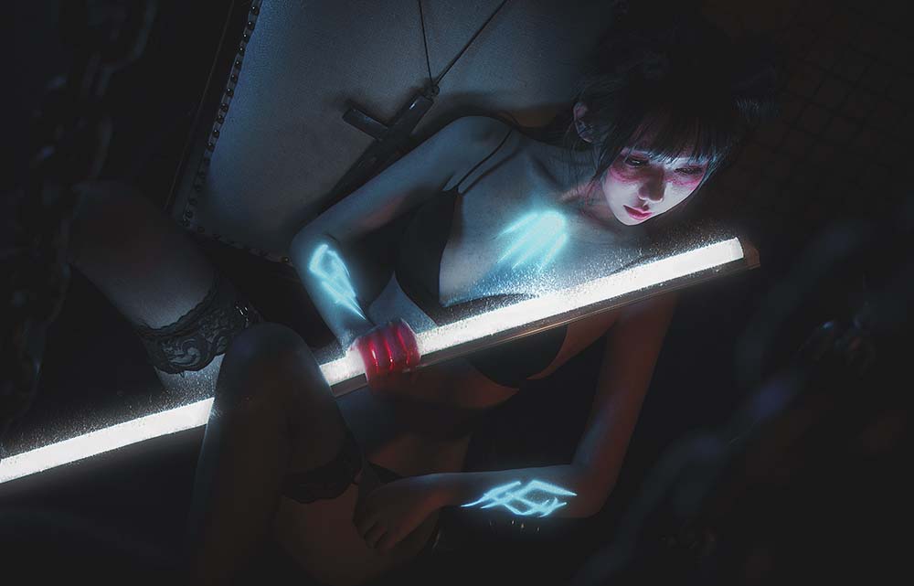 仙女月 – 赛博 Cosplay-第1张