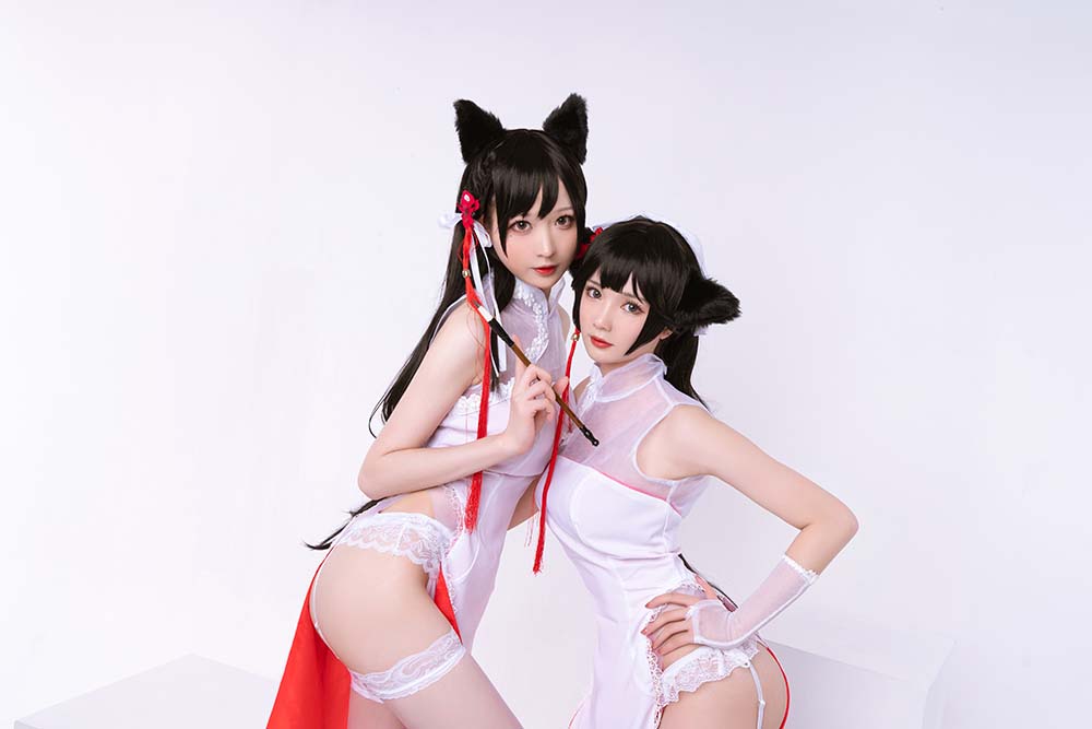 南宫 – 高雄爱宕旗袍 南宫牙妹双人 Cosplay-第2张