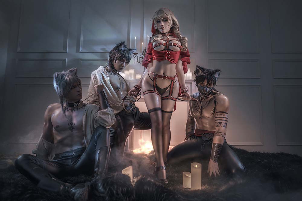 一笑芳香沁(芊川一笑) – 小红帽 Cosplay-第2张