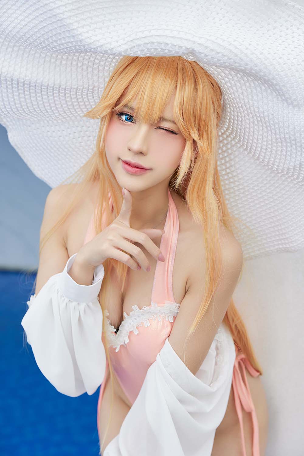 PingPing – Richelieu Swimsuit Cosplay-第1张