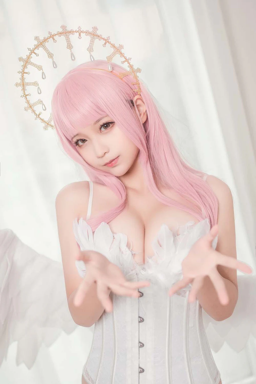 蠢沫沫 – 光天使 Cosplay-第1张