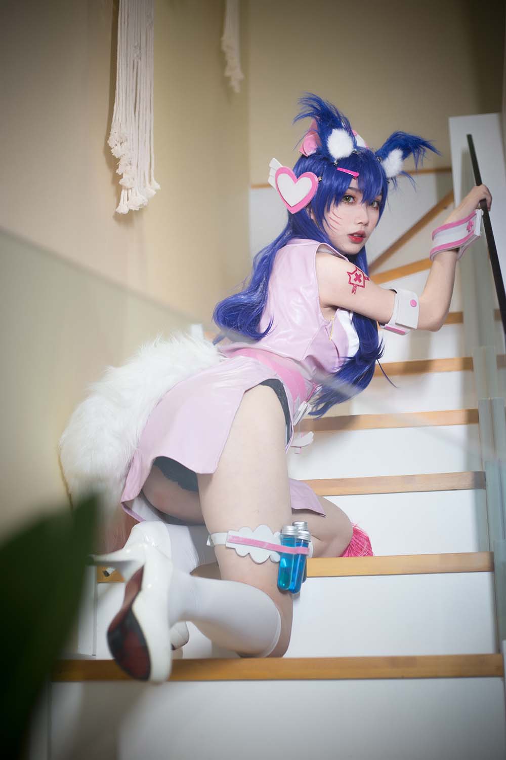 清颜真德秀 – 阿狸护士 Cosplay-第1张