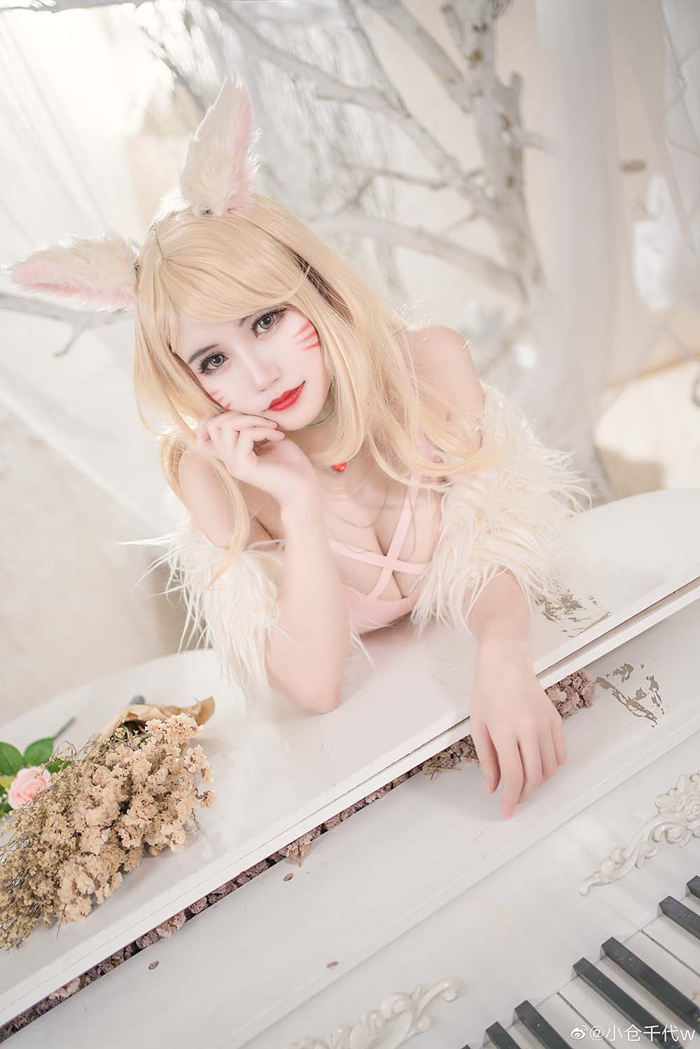 小仓千代w – 粉色阿狸 Cosplay-第2张