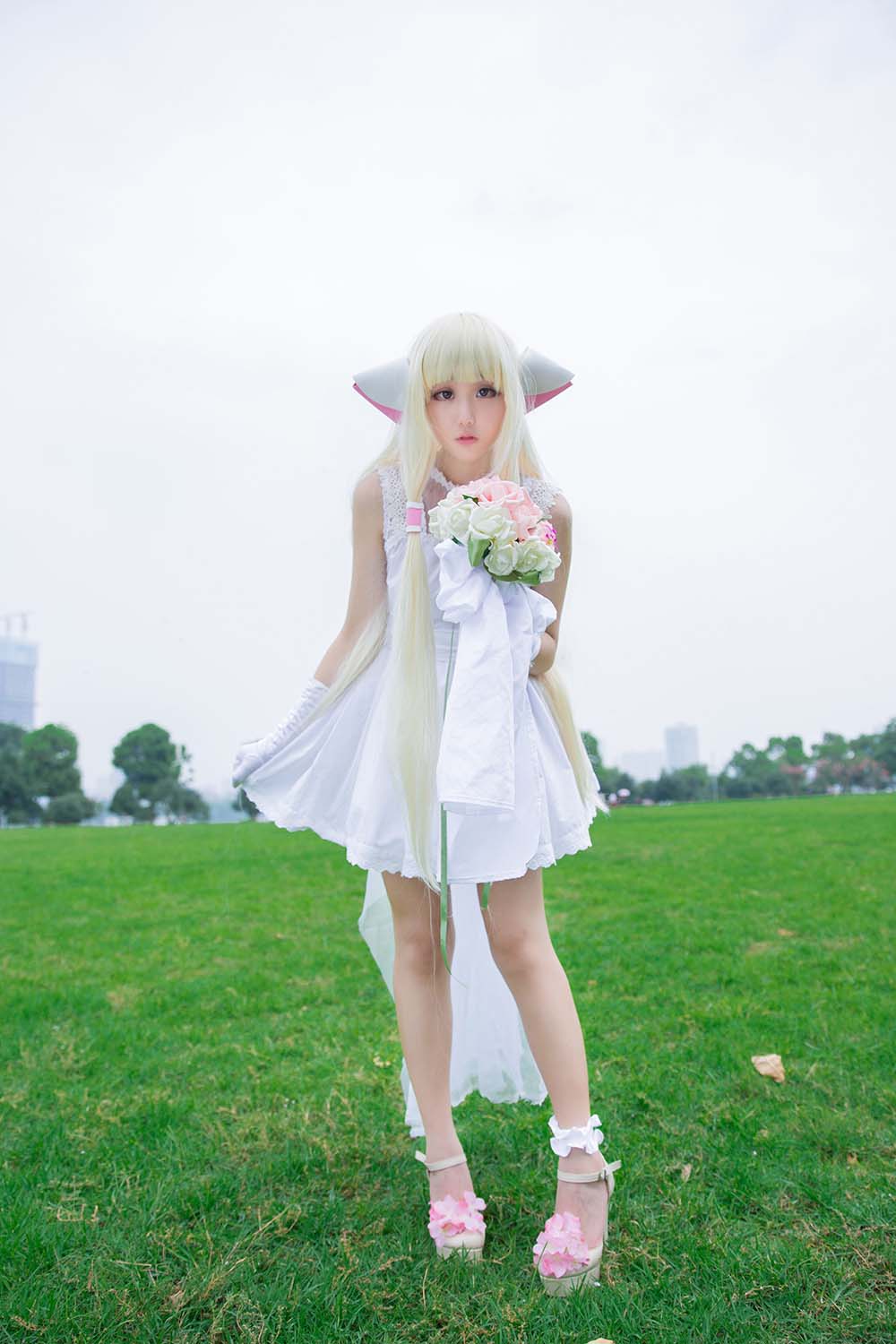 浅野菌子 – 人型电脑天使心 小叽 Cosplay-第2张
