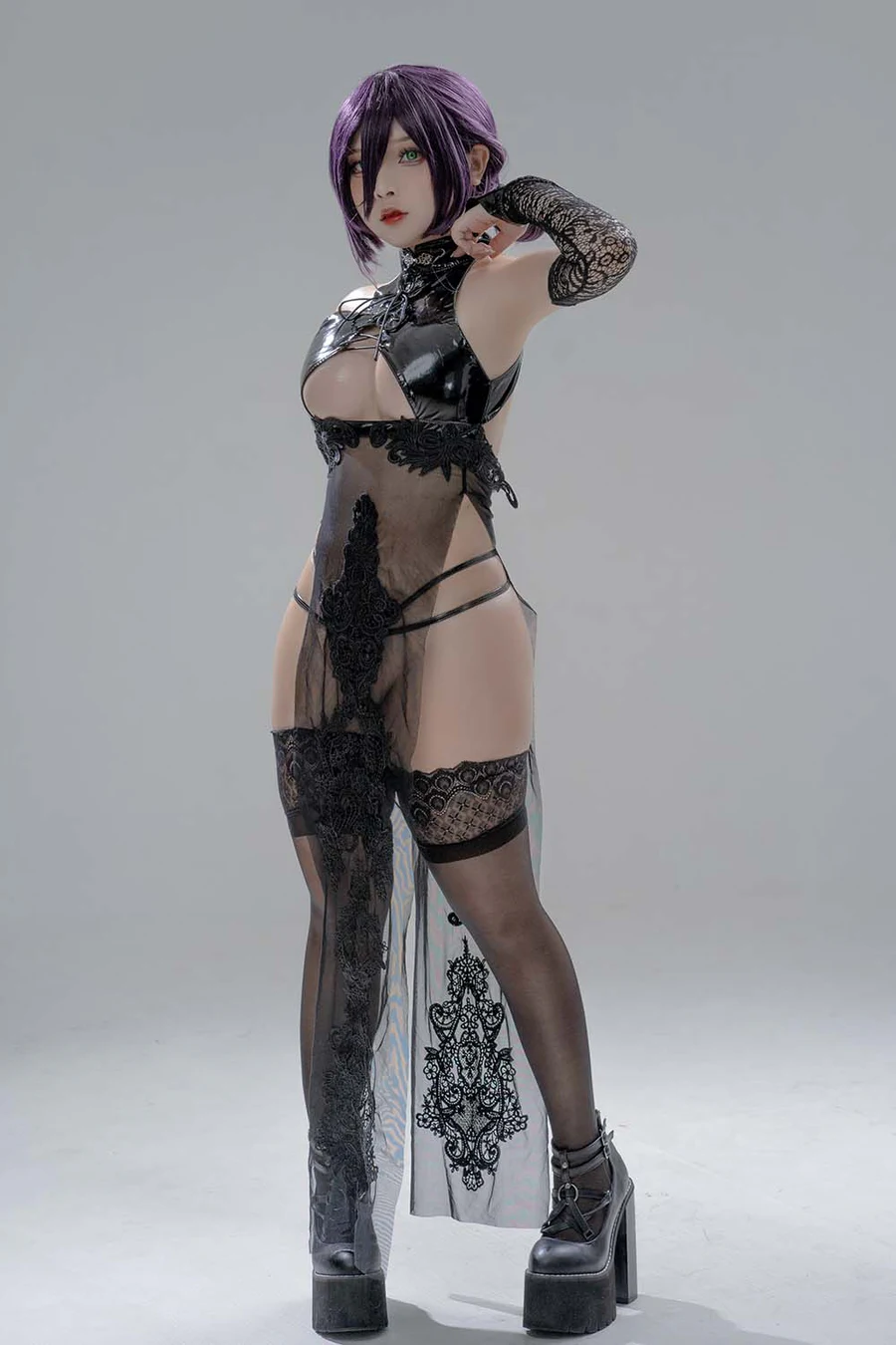 Sayo Momo – Chainsaw Man Cheongsam Reze Cosplay-第1张