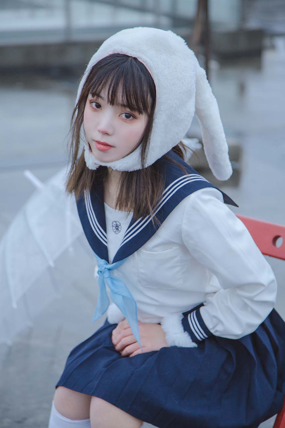 Fushii_海堂 – 兔兔头 Cosplay-第2张