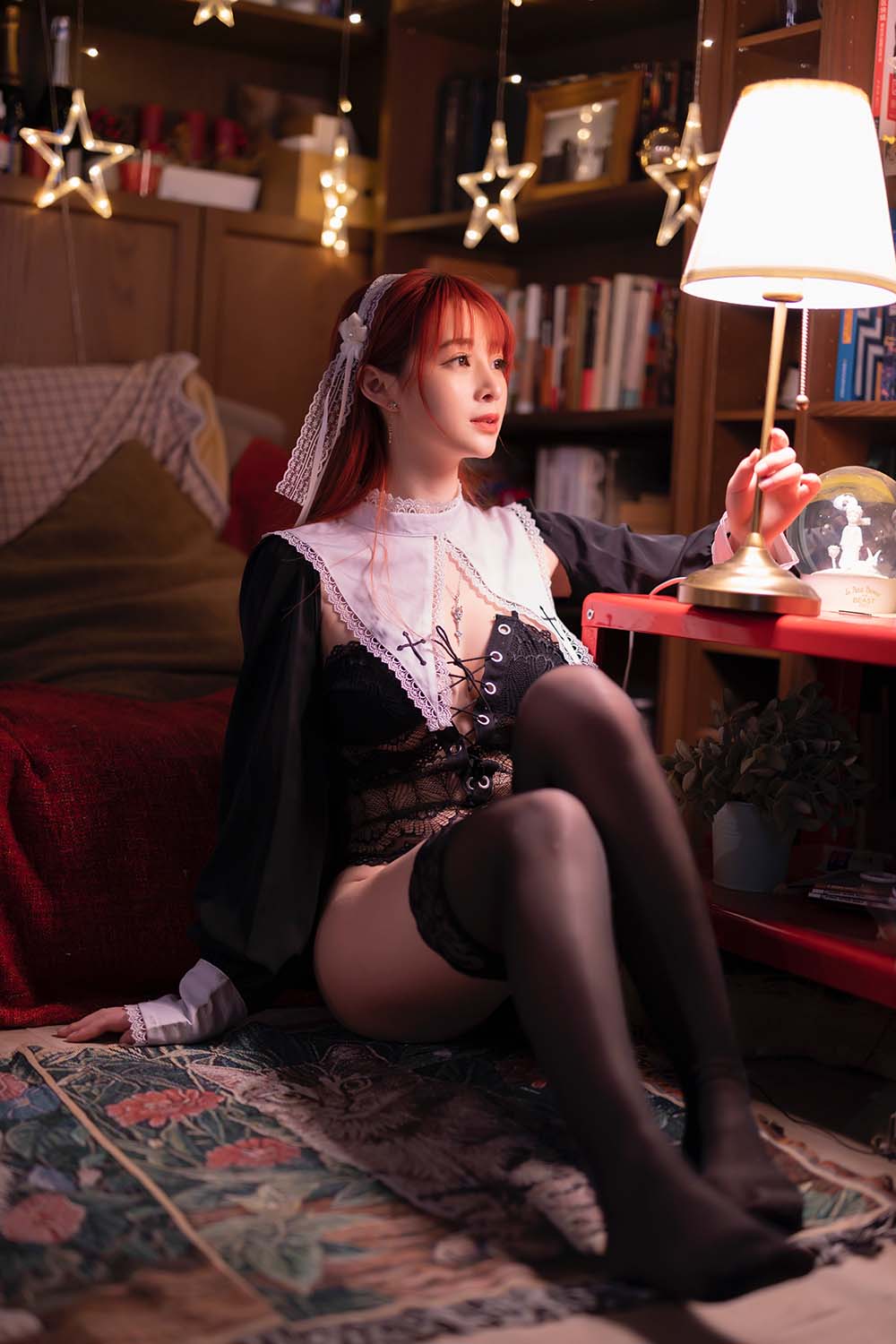 叉子宝宝 – 修女 Cosplay-第2张