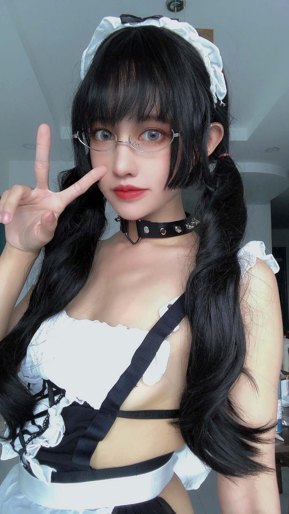 PingPing – Megane Maido Cosplay-第1张