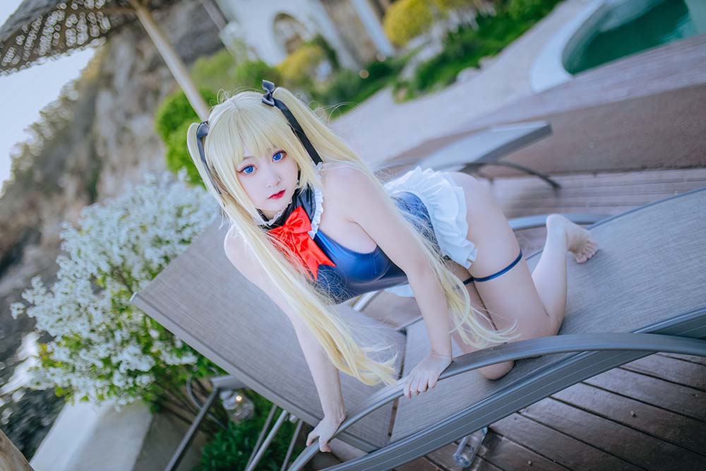 恩田直幸 – 玛丽萝丝泳衣 Cosplay-第1张