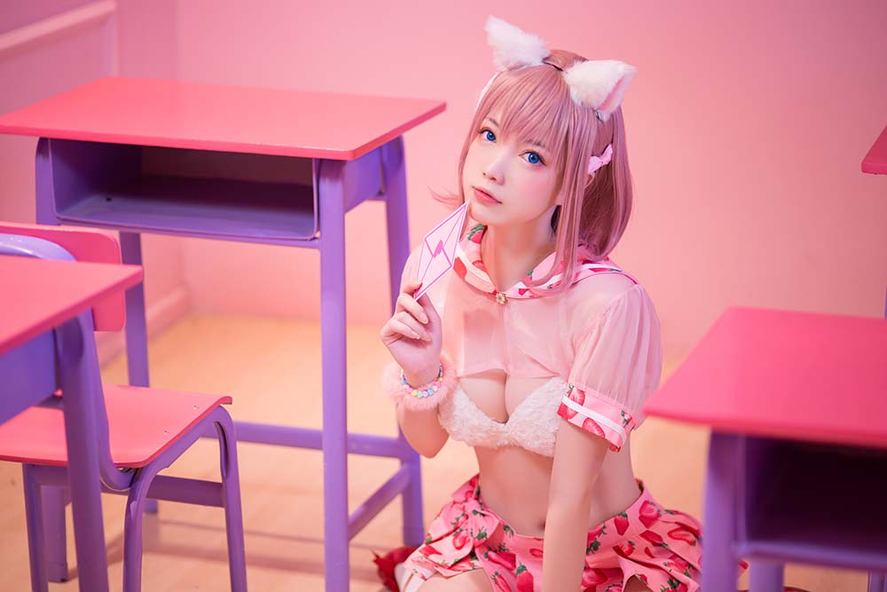 妖少you1 – 草莓蛋糕猫 Cosplay-第1张