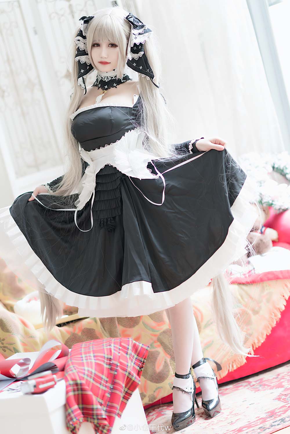 小仓千代w – 圣诞 可畏 Cosplay-第2张
