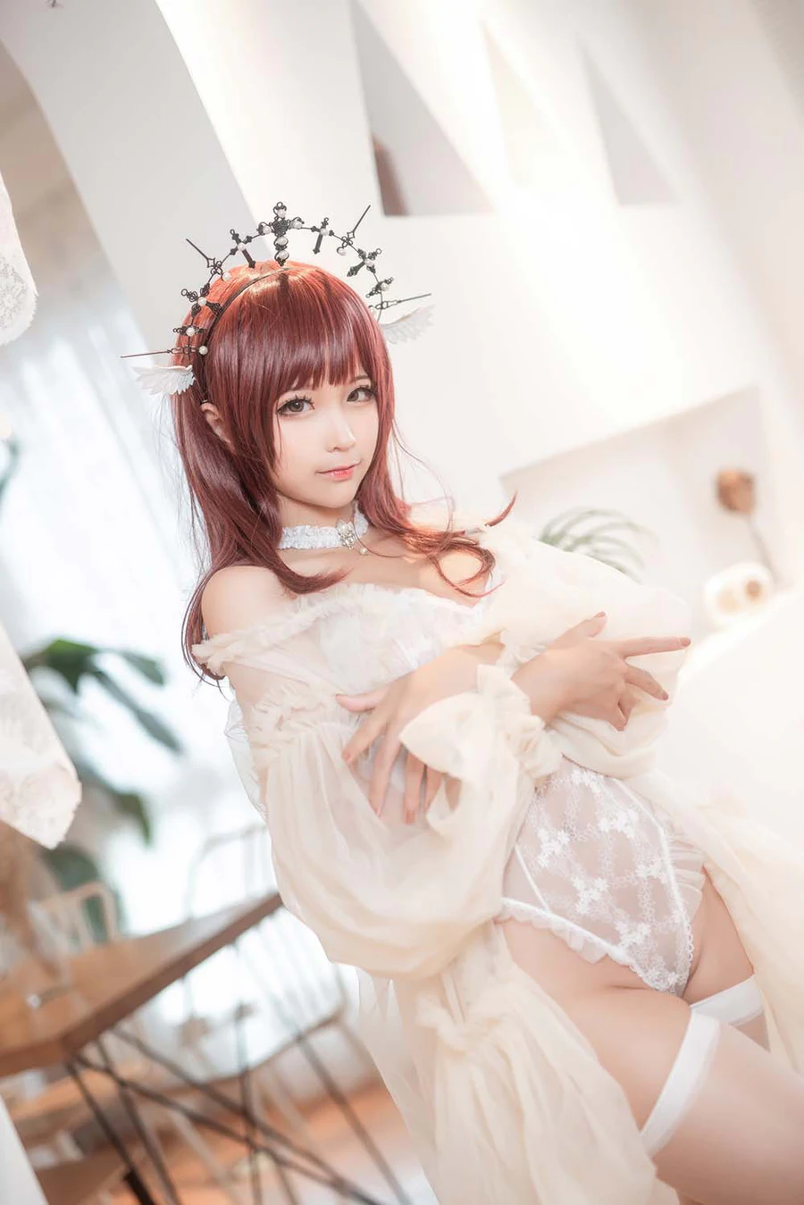 蠢沫沫 – 火天使 Cosplay-第1张