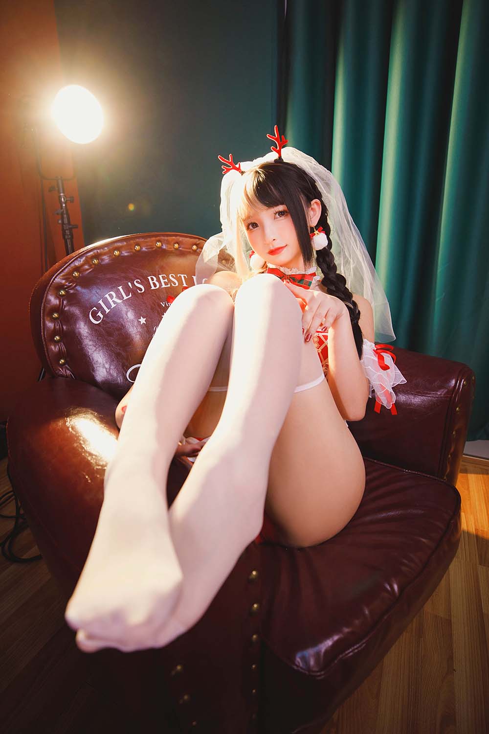 神楽板真冬 – 鹿の恩返し Cosplay-第2张
