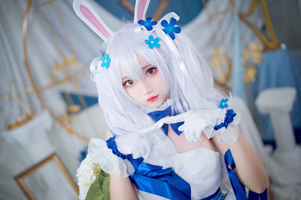 花柒Hana – 拉菲花嫁 Cosplay-第2张