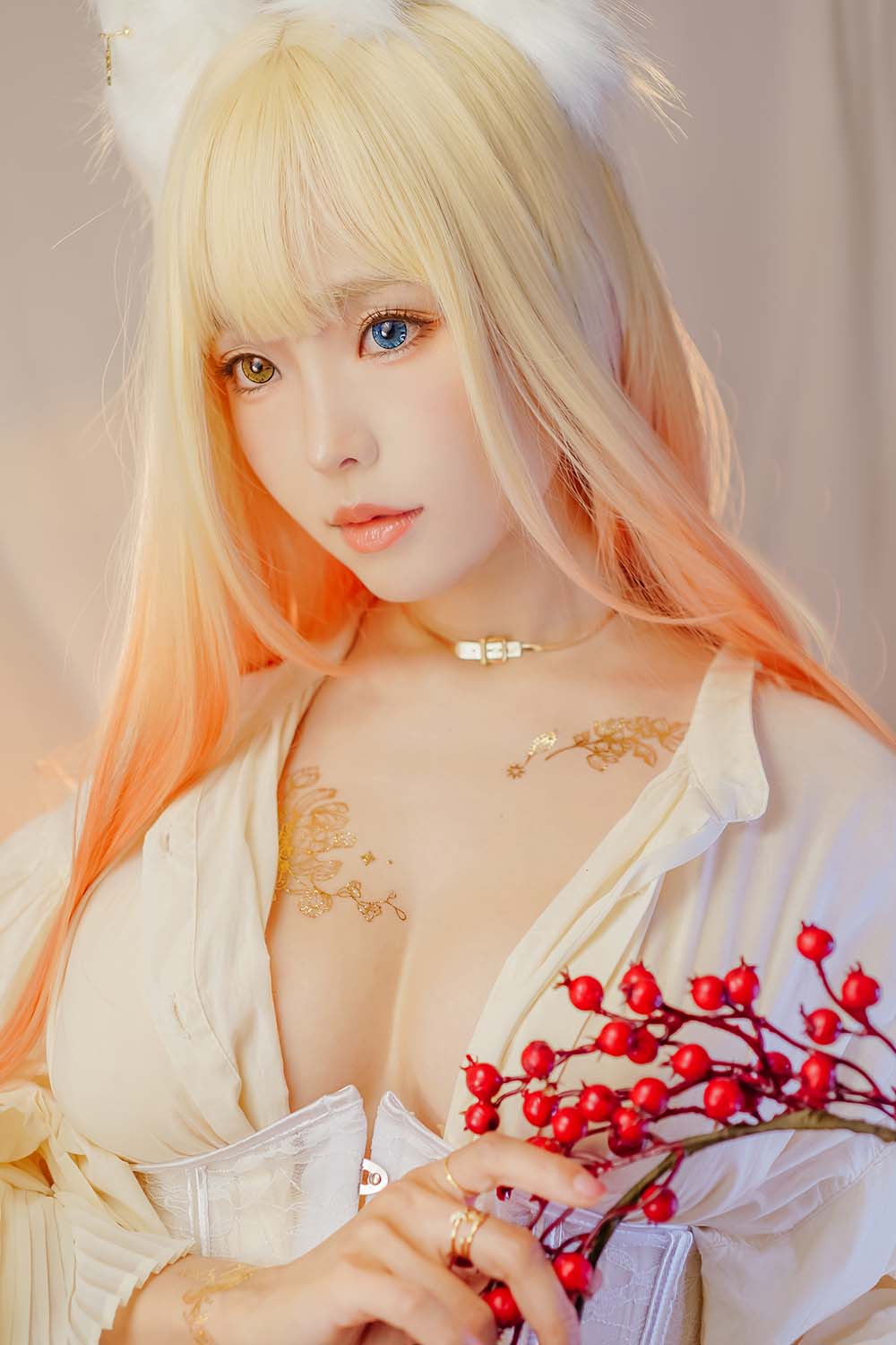 Ely_eee(ElyEE子) – Cat魔女與貓 Cosplay-第1张