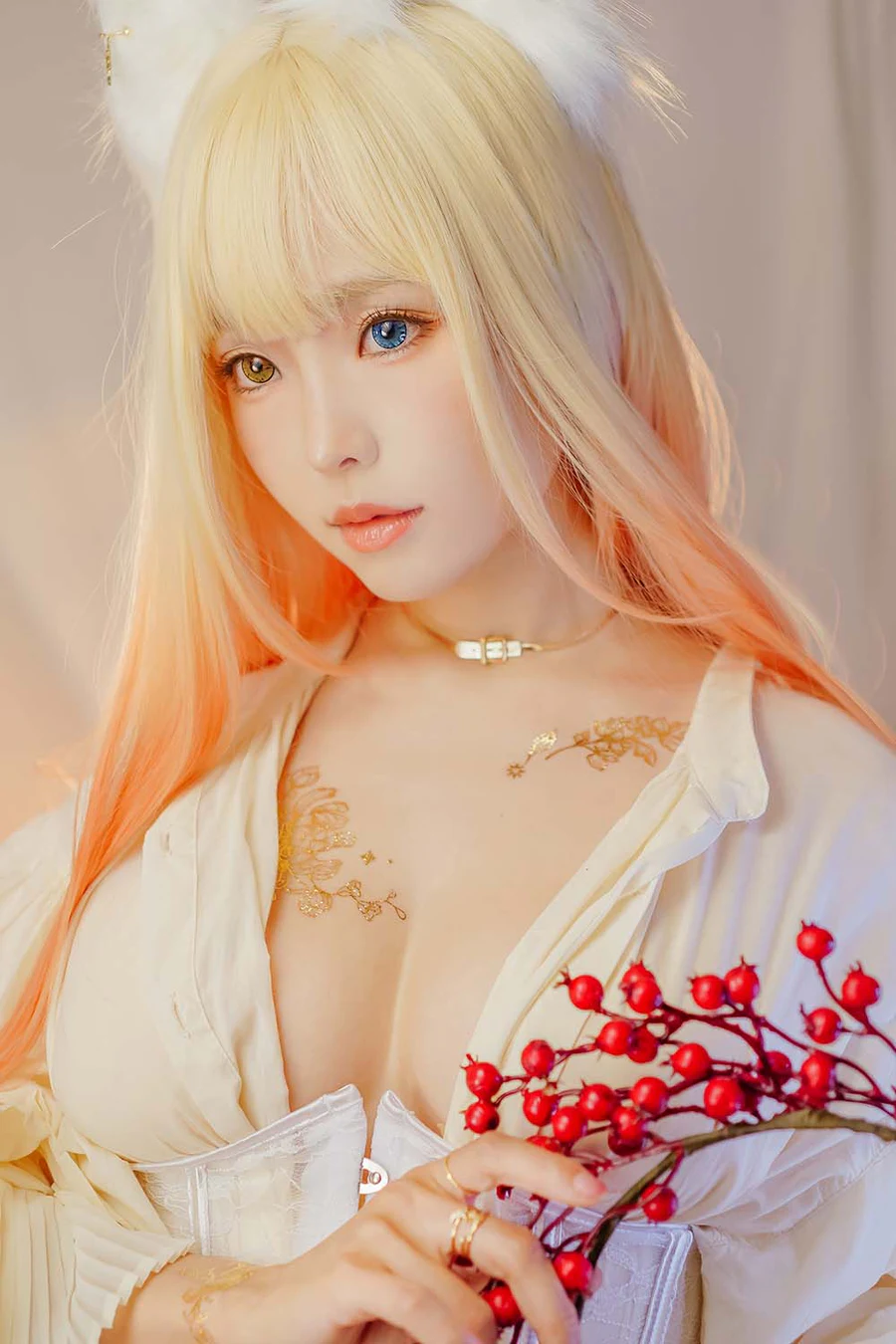 Ely_eee(ElyEE子) – Cat魔女與貓 Cosplay-第1张