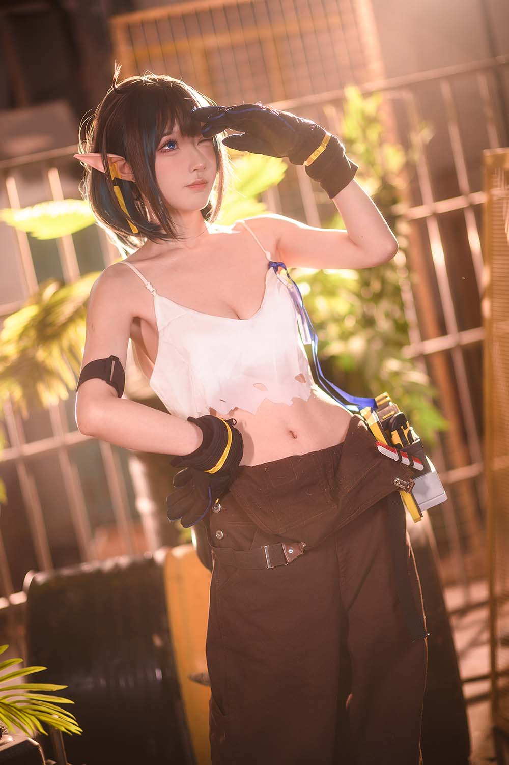 阿包也是兔娘 – 明日方舟 森蚺 Cosplay-第1张