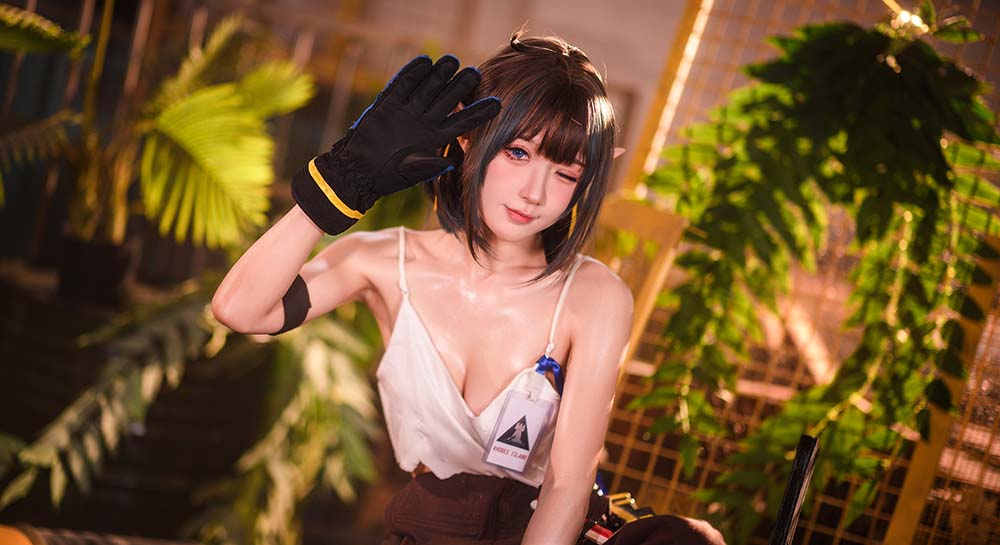 阿包也是兔娘 – 明日方舟 森蚺 Cosplay-第2张