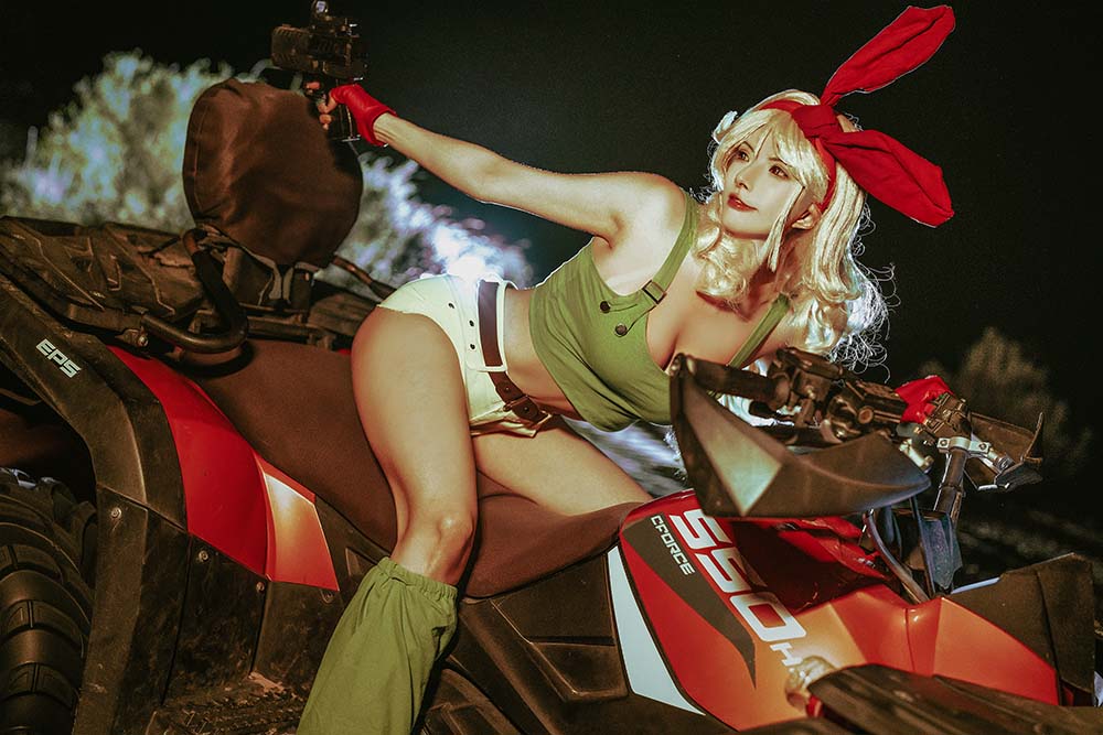 秋和柯基(夏小秋秋秋) – 兰琪（七龙珠） Cosplay-第2张