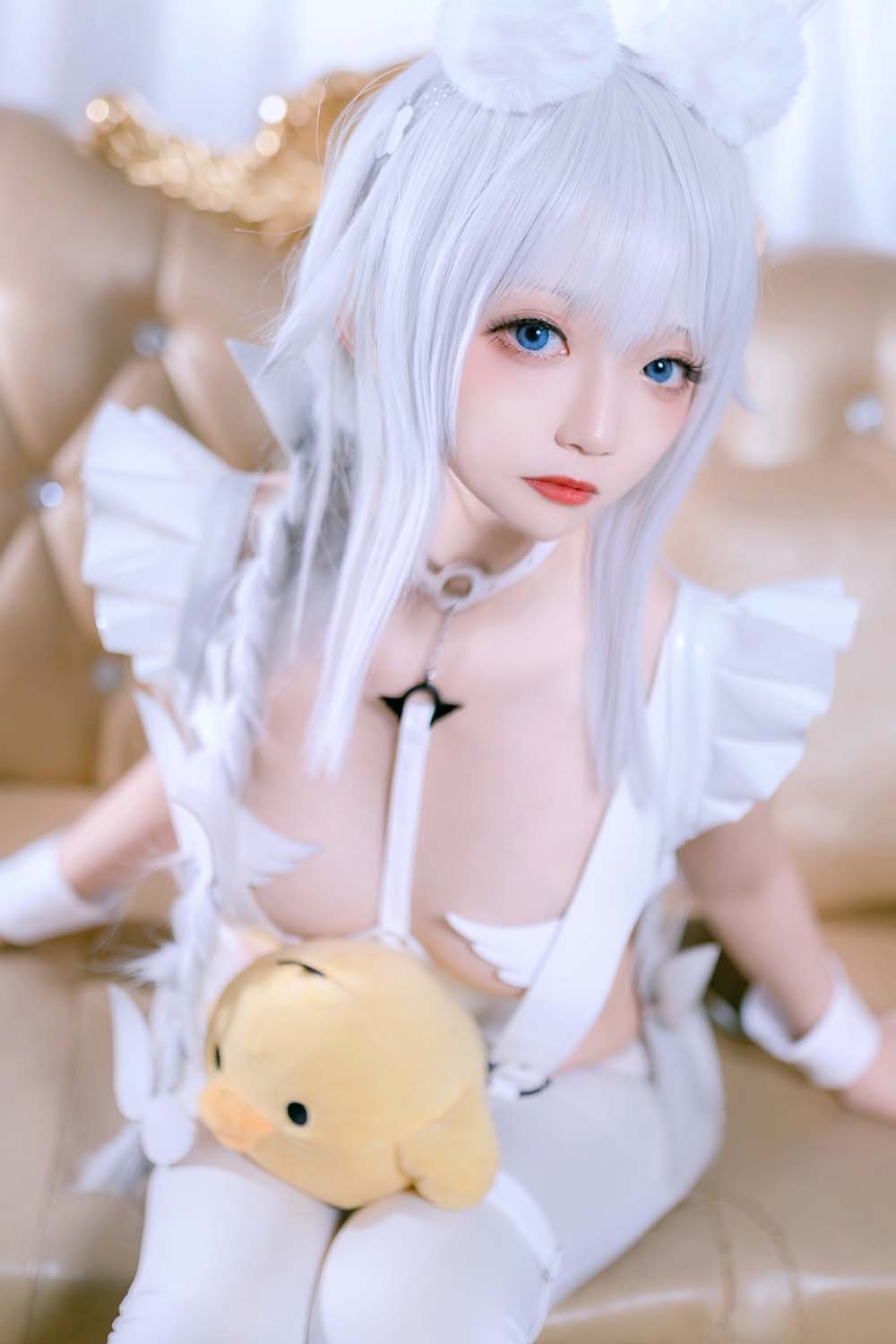 小野寺地瓜 – 恶毒白兔 Cosplay-第1张