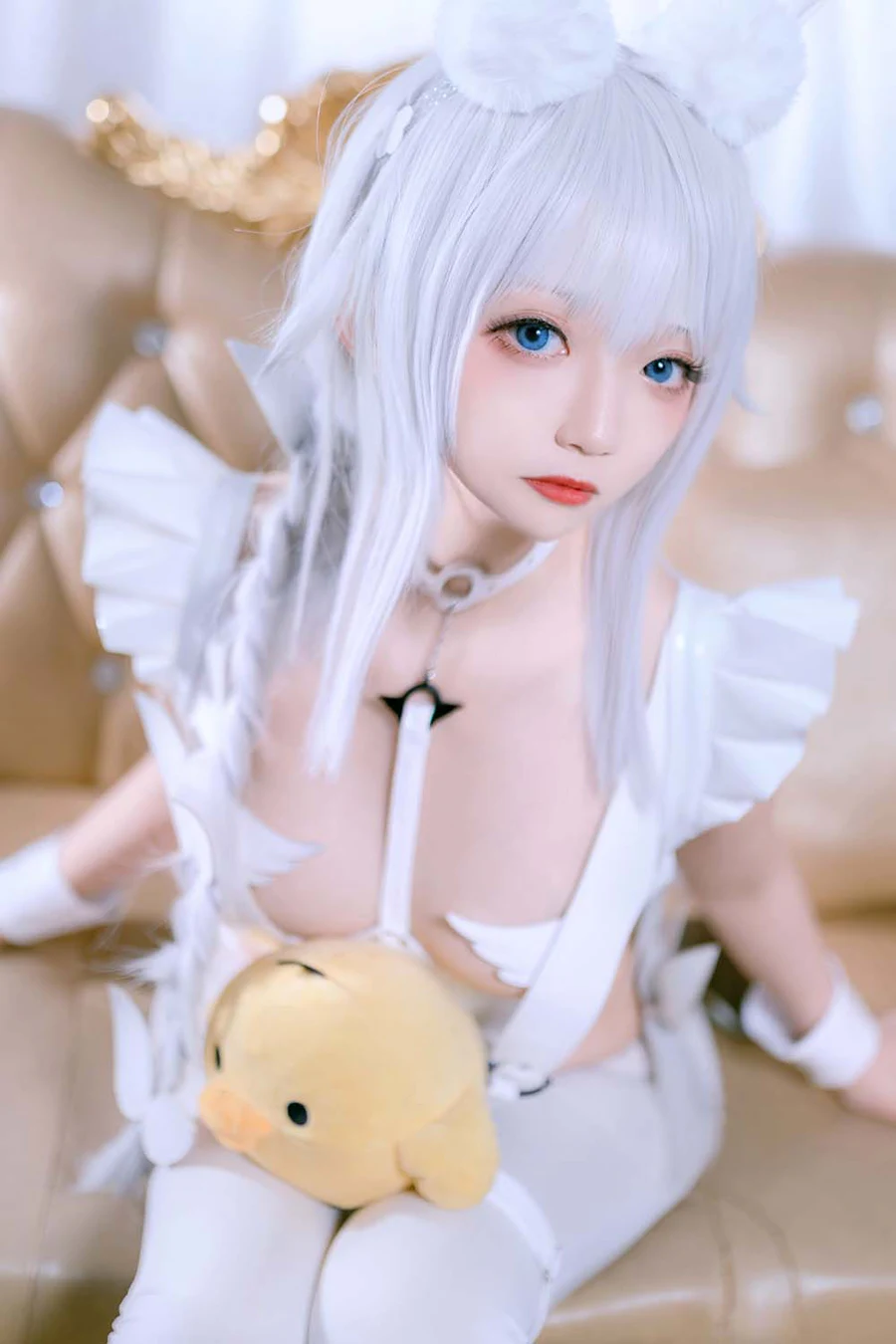小野寺地瓜 – 恶毒白兔 Cosplay-第1张