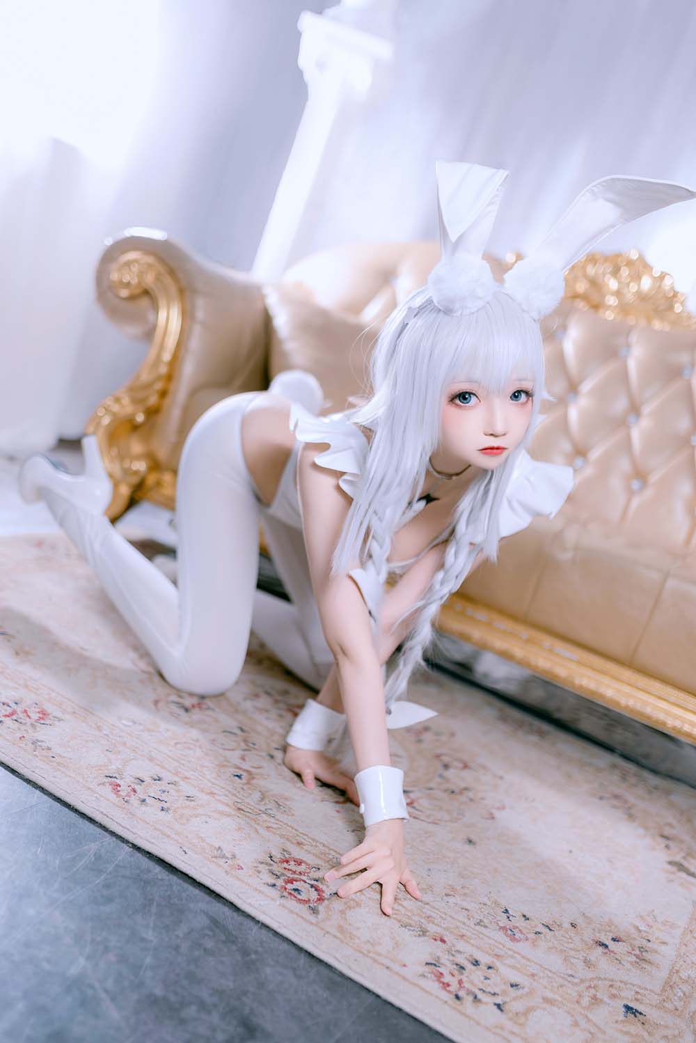 小野寺地瓜 – 恶毒白兔 Cosplay-第2张