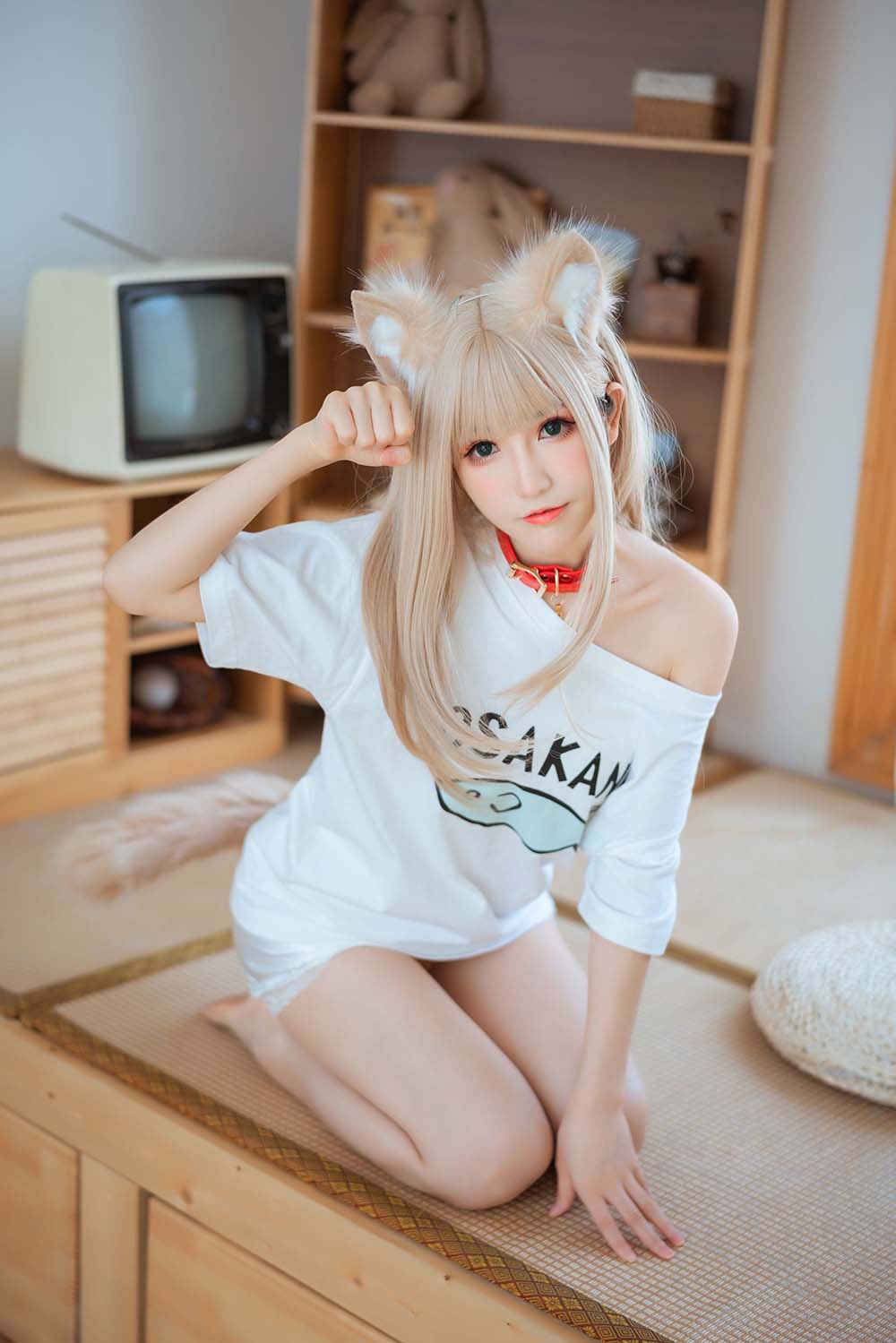 Coser衣衣 – 40原猫娘 黄豆粉 Cosplay-第1张