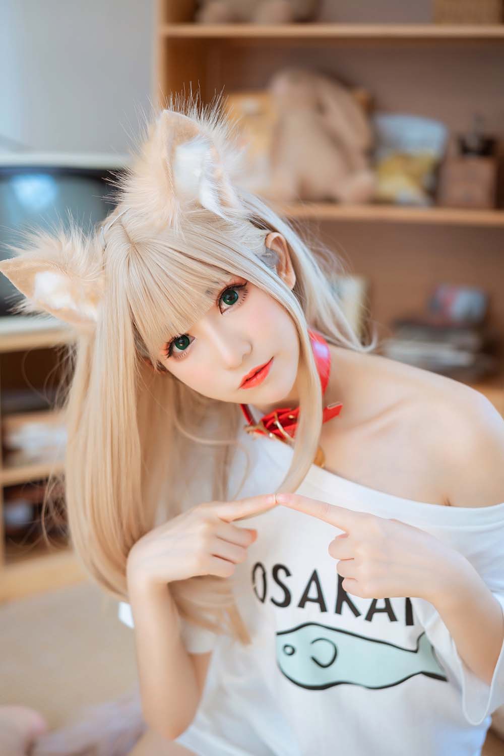 Coser衣衣 – 40原猫娘 黄豆粉 Cosplay-第2张