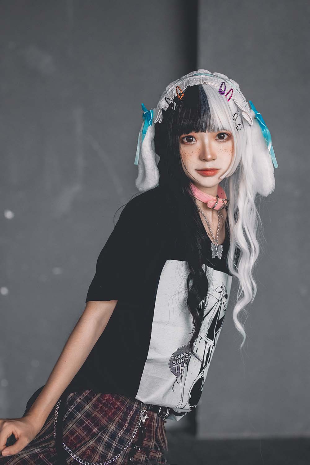疯猫ss – 雀斑少女 Cosplay-第1张