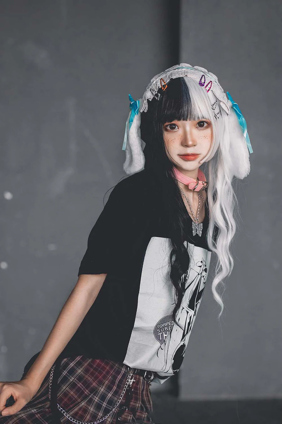 疯猫ss – 雀斑少女 Cosplay-第1张