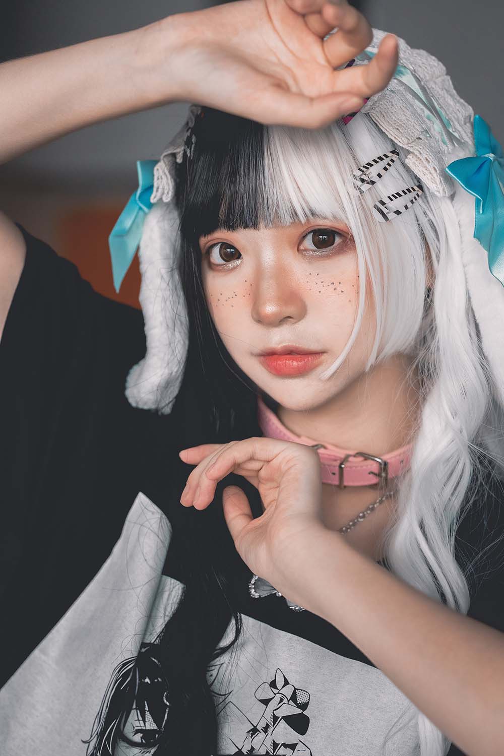 疯猫ss – 雀斑少女 Cosplay-第2张