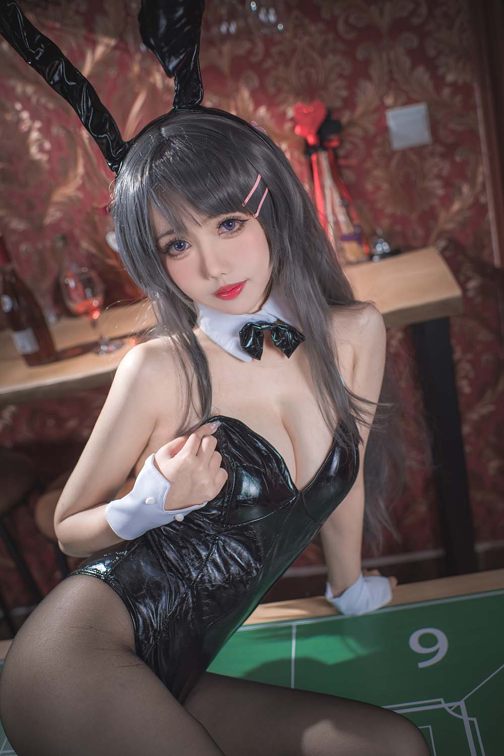 仙女月 – 樱岛麻衣兔女郎 Cosplay-第1张