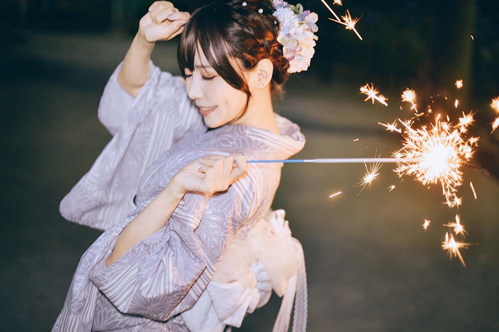 Ely_eee(ElyEE子) – Yukata Cosplay-第1张