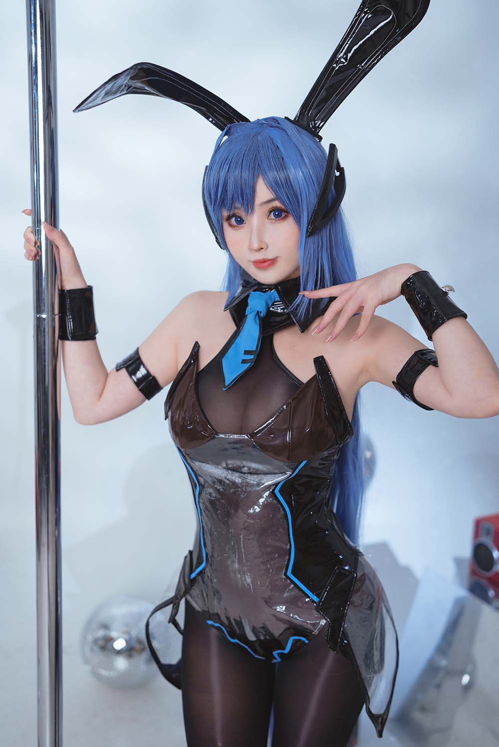 rioko凉凉子(肉扣热热子) – 花园兔女郎 Cosplay-第1张